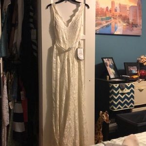 Beautiful white gown